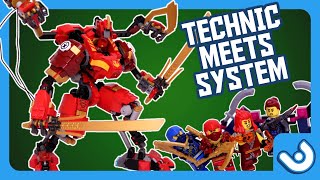 TECHNIC MEETS SYSTEM! LEGO Ninjago Dragons Rising 2024 Kai's Ninja Climber Mech 71812 EARLY Review