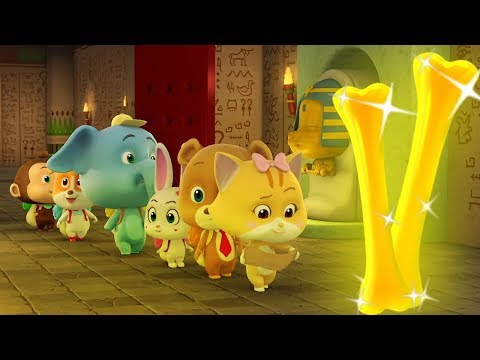 로코 너트 | 아이들을위한 만화 동영상 | 황금 뼈를 사냥 | 아기 만화 | Loco Nuts Episode | Hunt For <strong>The</strong> Golden <strong>Bone</strong>