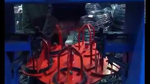 automatic wire rewinding and tying machine