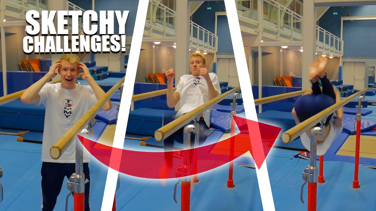 SKETCHY CHALLENGES TOT HET FOUT GAAT! (FLIPS)