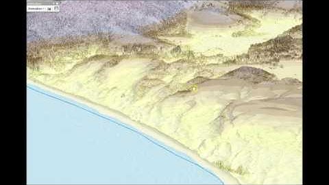 Visualizing LIDAR Data using ArcScence