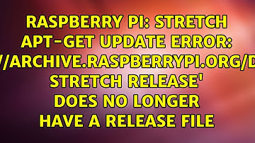 Stretch apt-get update error: 