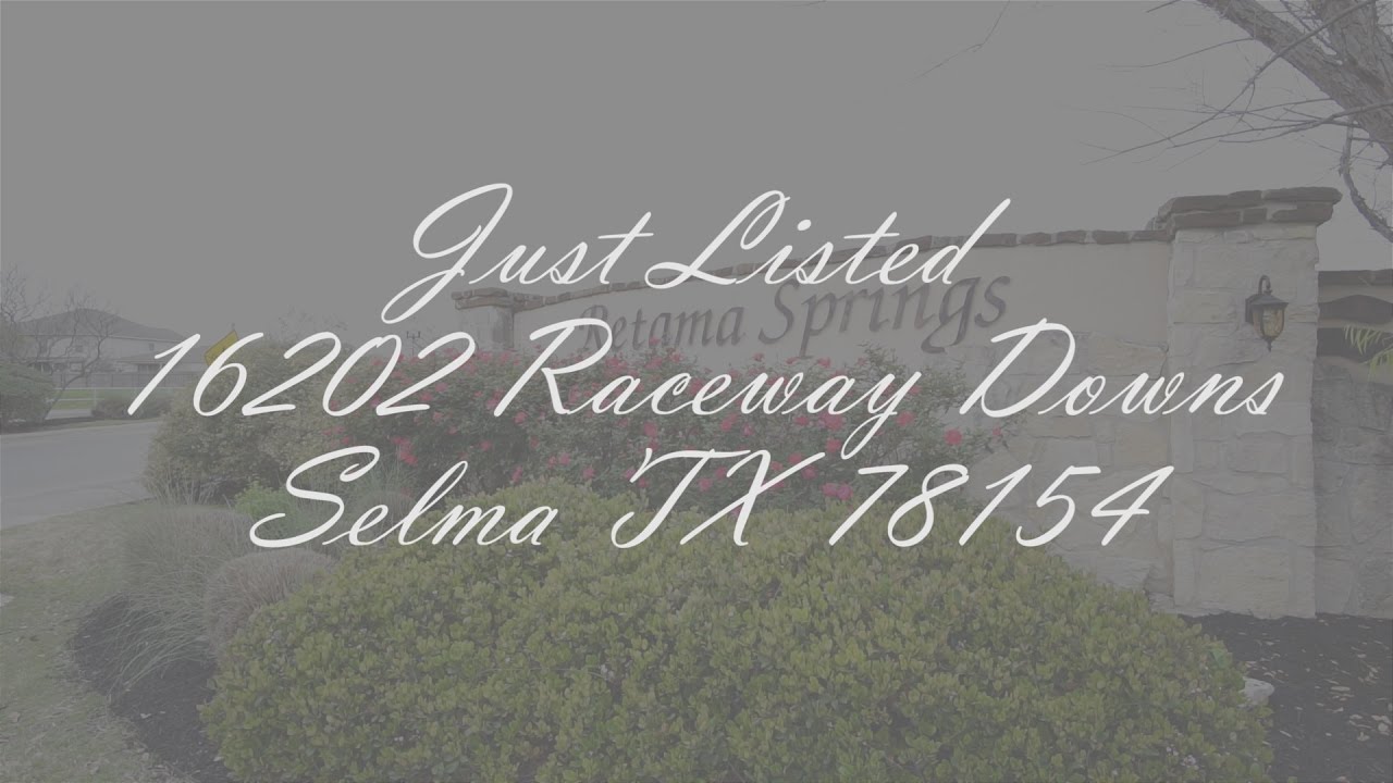 Just Listed Home For Sale Retama Springs Selma Texas YouTube