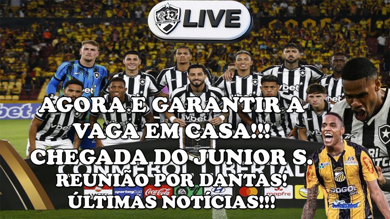 LIVE ALVINEGRA RAIZ - BUSCAR A VAGA EM CASA!!JUNIOR SANTOS CHEGANDO!REUNIÃO POR DANTAS!E MUITO MAIS!