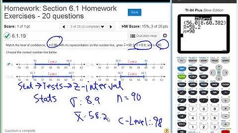 Dr  Swiersz Video Solving Section 6 1 Homework Exercises #1 Through #5   20170630 Stats
