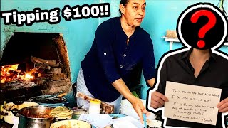 Mexican Street Food - BROOKE MACKAY - Finally A Face To The Name! - Tipping $100 Dollars In MEXICO!!