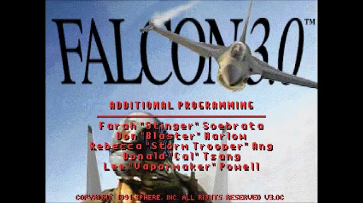 Falcon 3.0 - Intro/Opening (Roland MT-32) PC MS-DO...