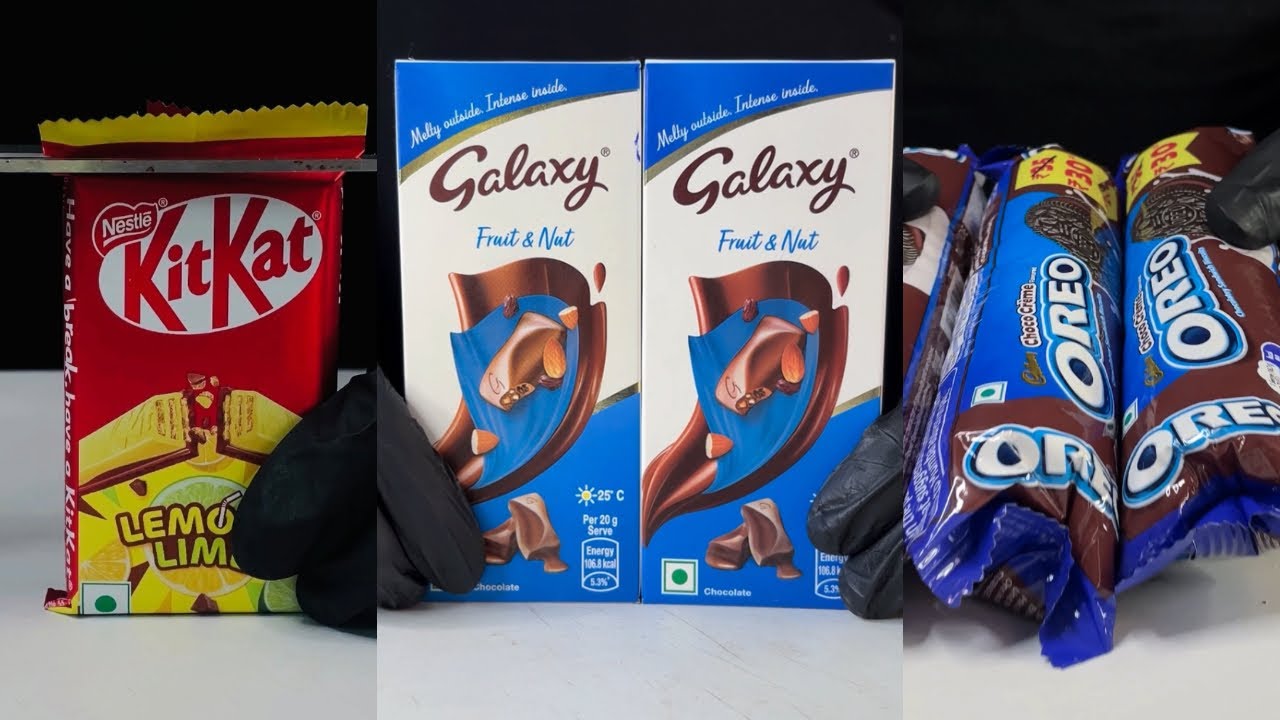 Kitkat ,Oreo ,Galaxy Chocolate Milkshakes Forever Asmr @IndianGreatKitchenASMR 