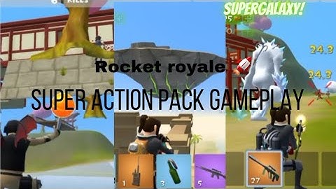Rocket royale snow giant + floating island & Hacker