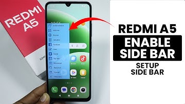 How to Enable Sidebar in Redmi A5 - Sidebar Settings