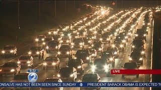 Zipper Lane closure causes major traffic backup