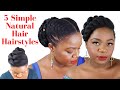 5 Natural Hair Hairstyles Compilation | Easy and Simple Hairstyles for Natural Hair Compilation