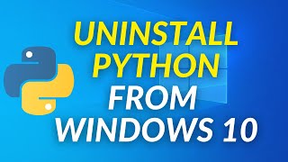 how to uninstall python from windows 10