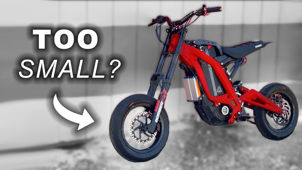 72v Surron With MINI SUPERMOTO Wheels YouTube 72v Surron With MINI SUPERMOTO Wheels YouTube