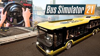 Driving Scania Bus Simulator 21  | Realistic Bus Driving POV (PS5) Thrustmaster T300RS GT