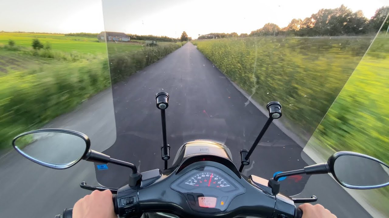 VESPA SPRINT 2016 (75 km/h) | pov drive