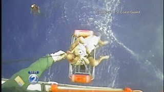 Coast Guard rescues passengers from sunken catamaran