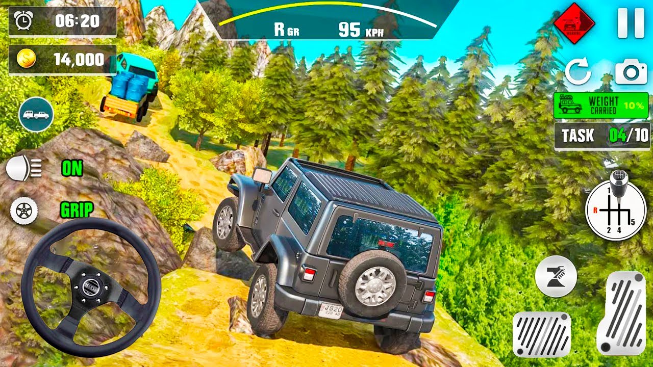 Offroad Jeep Driving Game - Luxury Jeep Driving 3D #4 | Android GamePlay