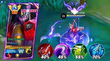 WHEN GLOBAL ALDOUS ABUSE THIS NEW COOLDOWN DAMAGE BUILD HACK IN SOLO RANKED🔥 (you must try this)