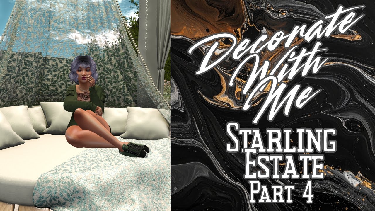 Second Life 2026 🏛️ Starling Estates 🏛️ Part 5: Decorating the Patios and Front porch area