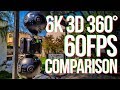 Insta360 Pro 2 vs Pro 1 vs Kandao Obsidian S in 3D 360° 60fps 6K REVIEW