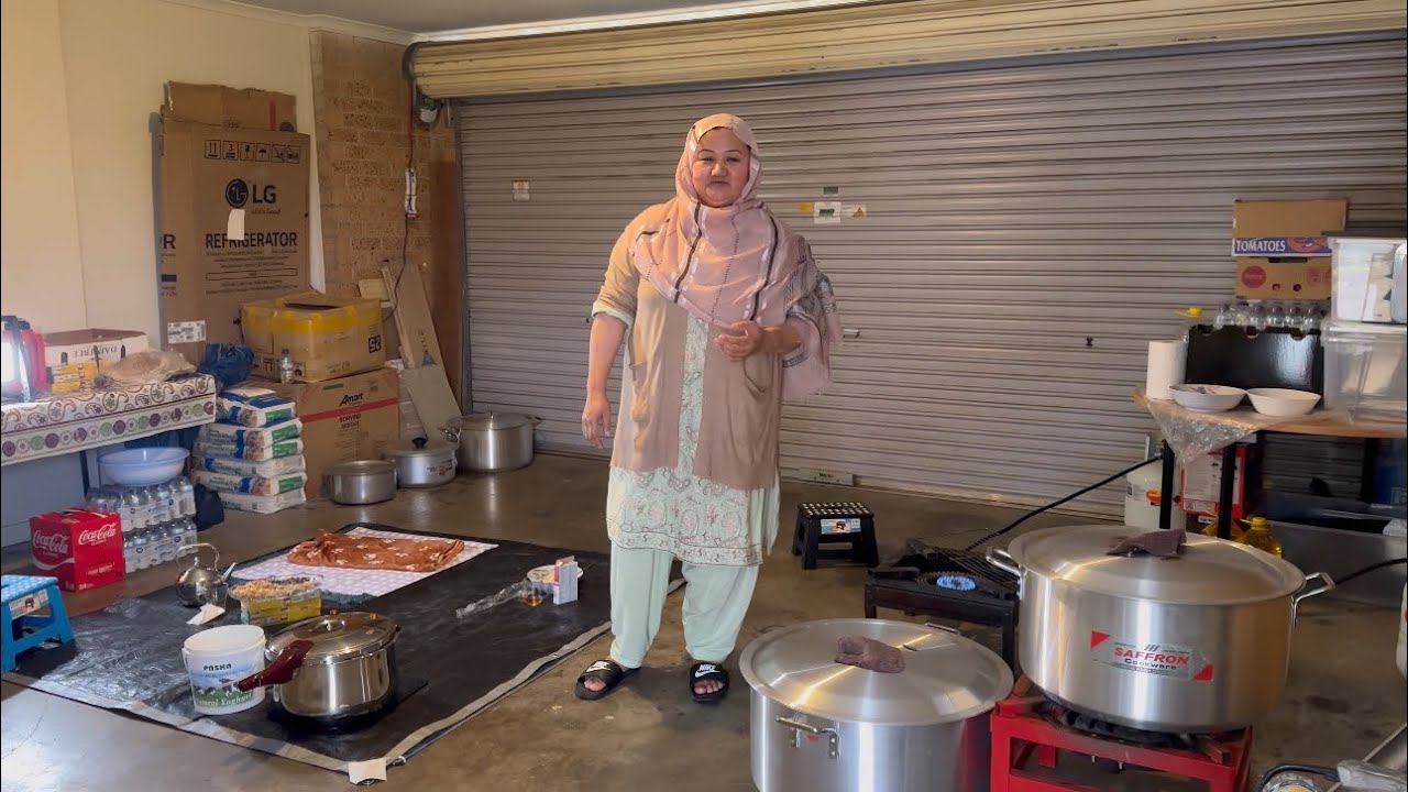 پختن قدید برای دوستان عزیز ده استرالیا برای اولین بار 🇦🇺| Mehmani dostan aziz