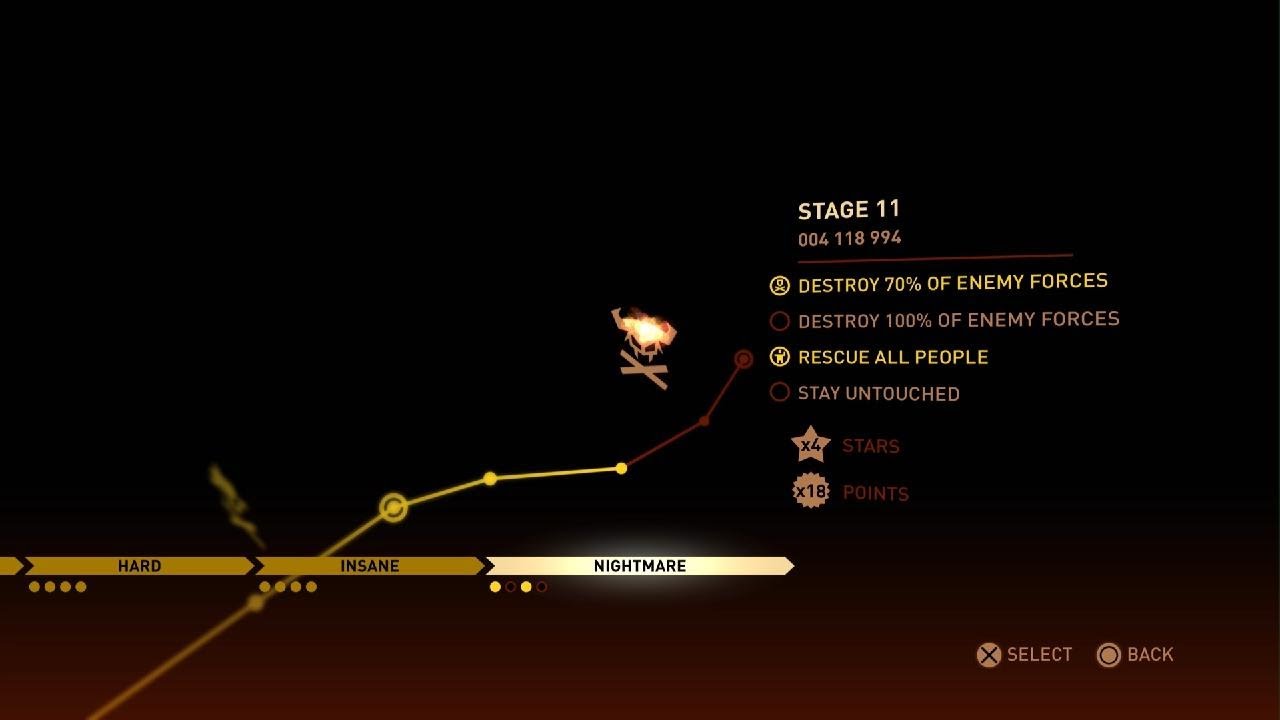 Sky Force Reloaded - Stage 11 Nightmare Difficulty - No Damage - Co-op