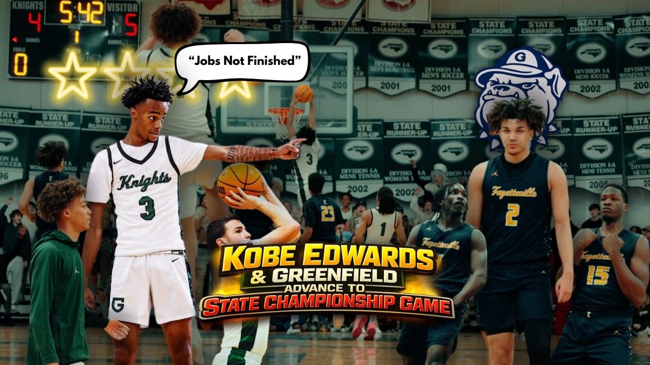 Final 4 Kobe Edwards Entered FLOW STATE Vs Justin Caldwell & Fayetteville Academy