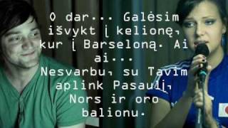 Video thumbnail of "Jazzu and Leon Somov - Tik pasilik (with lyrics)"