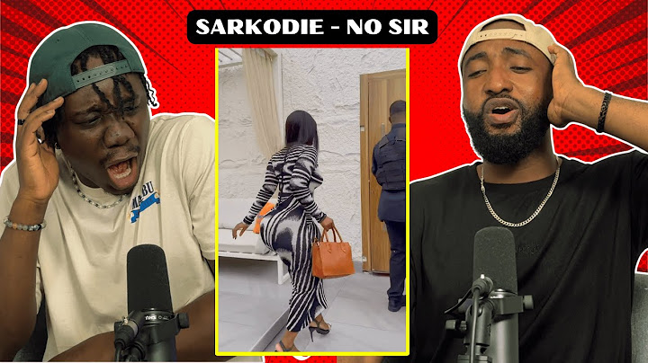 Sarkodie says “Somethings are only for the BIG BOYS” ( No Sir reaction)