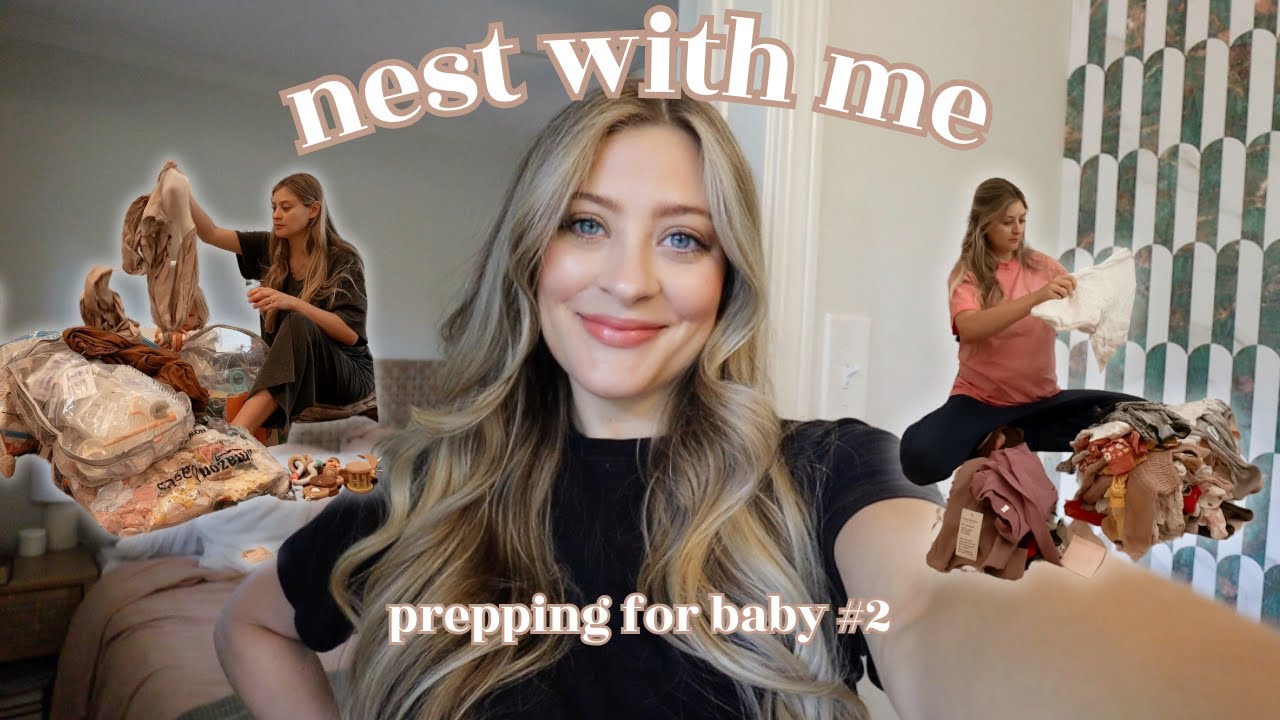NEST WITH ME prepping for baby #2