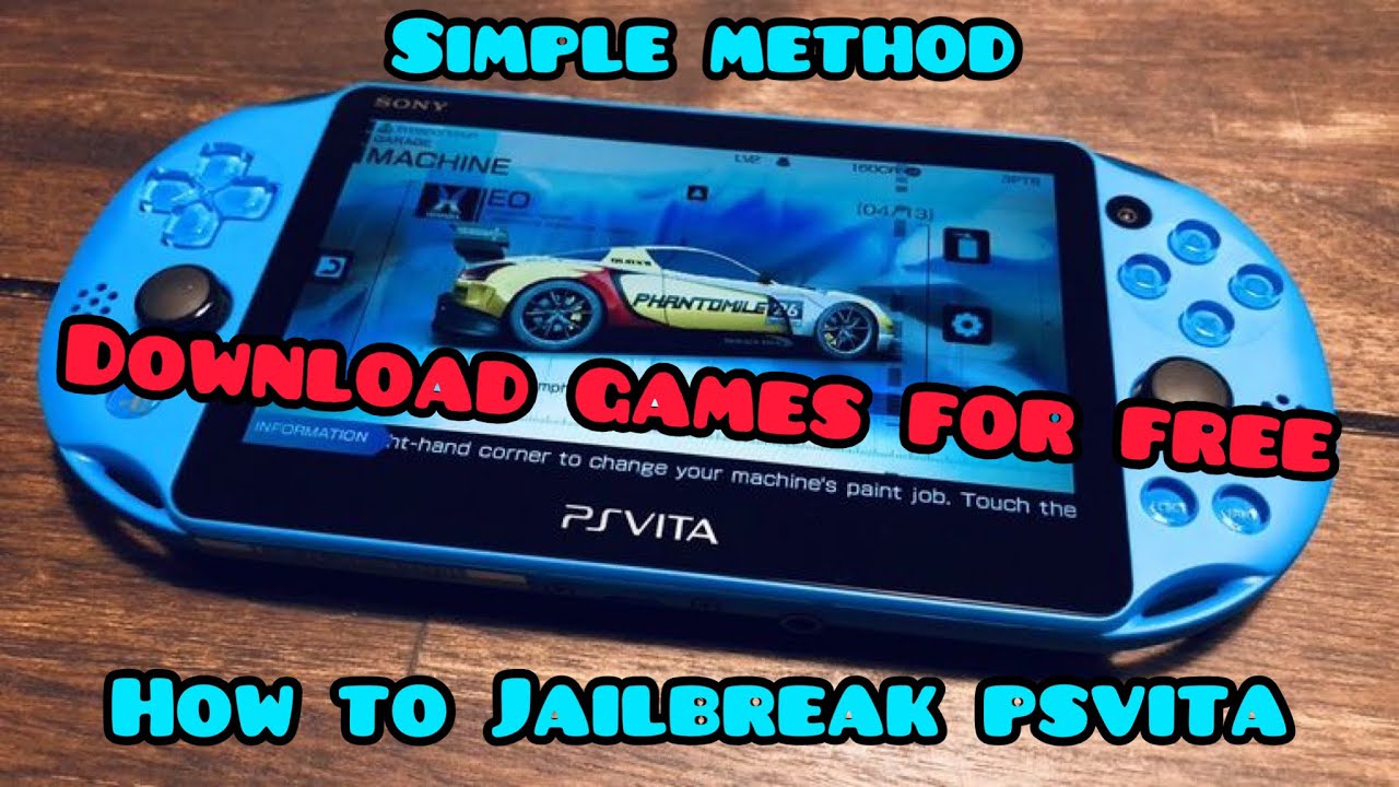 How to Jailbreak Ps vita New Method 2022 Download all games for free