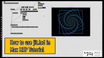 Jit.lcd - Max MSP Tutorial - Intro to Jitter