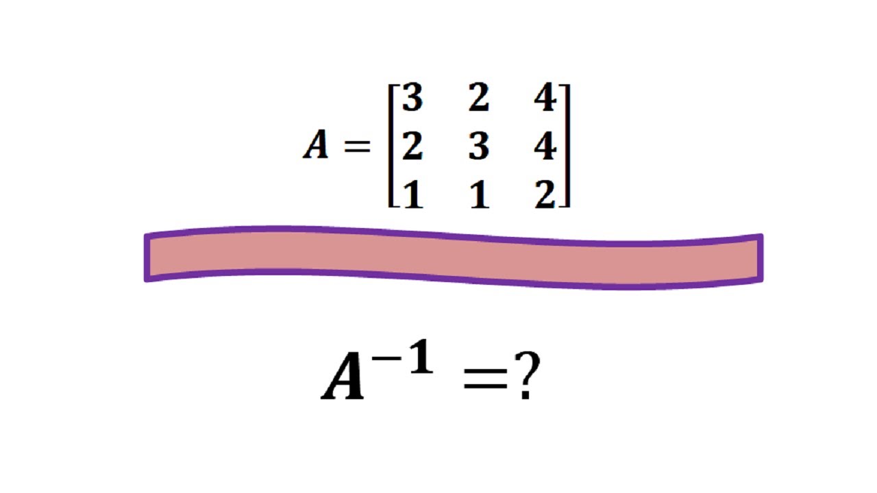 Matrice - inverzna matrica