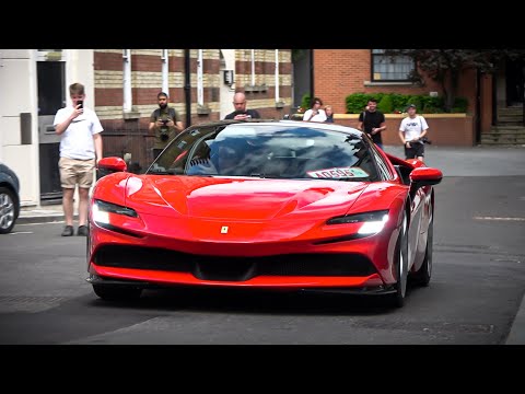 The 1000 HP Ferrari SF90 Stradale on the road in London!