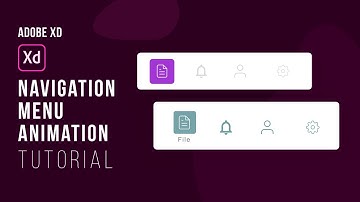 Navigation Menu Animation in Adobe XD |  Learn UI/UX Designing | Latest XD Tutorial 2020 | Nav Menu