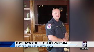 Baytown police officer missing
