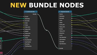 Blender 5.0 NEW Bundle Nodes | GeoNodes