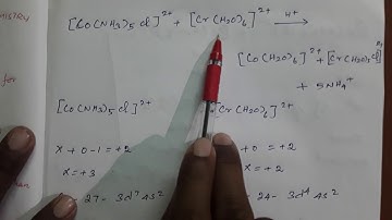 Co-ordination chemistry - Inner sphere mechanism