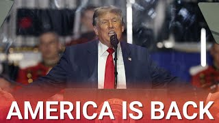 'America is back': Trumps get crowd roaring at Great American State Fair