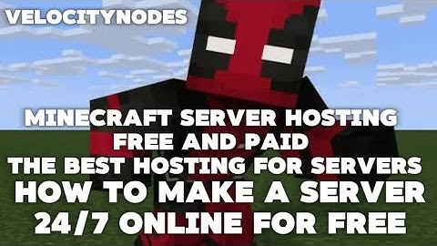 How To Get  Minecraft Server Hosting 24/7 Free (VelocityNodes)#minecraft #velocitynodes #server 