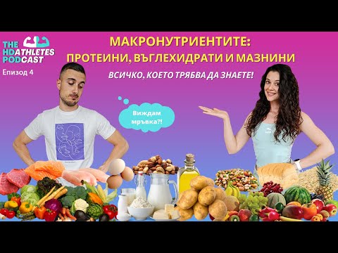 The HD Athletes Podcast | Episode 4 | Макронутриентите: протеини, въглехидрати и мазнини