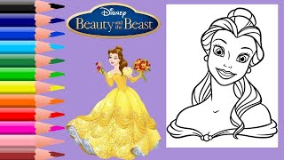 Coloring Belle Disney Princess From Beauty and the Beast
