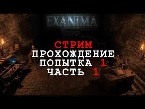 Видео: Exanima - СТРИМ - Прохождение подземелья (часть 1)