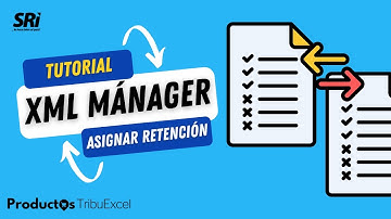 XML Mánager | Cómo crear un reporte Excel asignando retenciones a facturas electrónicas