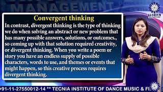 MBA || Dr. Kanika Gupta || Types of Thinking and Critical problem solving || TIAS || TECNIA TV screenshot 1