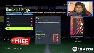 HOW TO COMPLETE KNOCKOUT KINGS *FREE 50K PACK*! | FIFA 22 ULTIMATE TEAM |