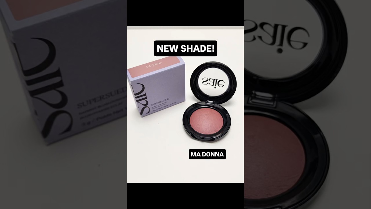 SWATCHES! The NEW Saie SuperSuede™️ Blush in Ma Donna - YouTube