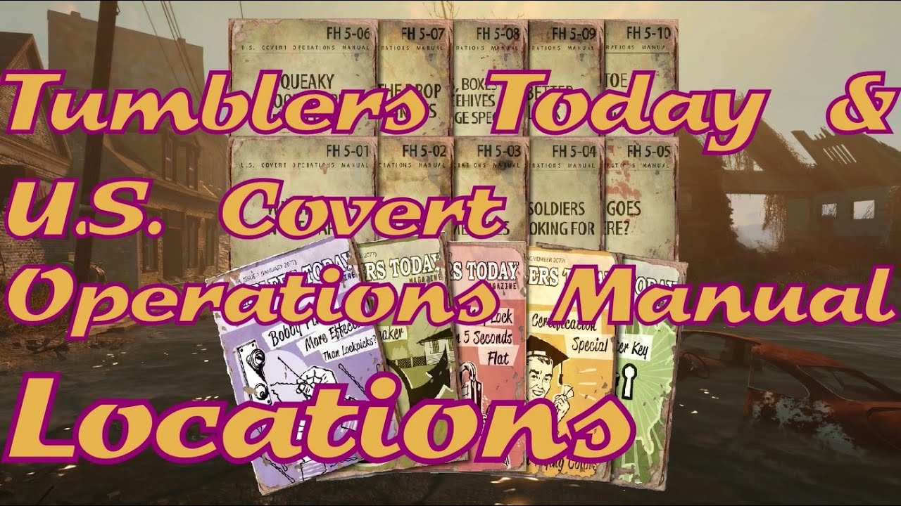 Fallout 4 - Magazine Locations: Tumblers Today & U.S. Covert Operations Manual