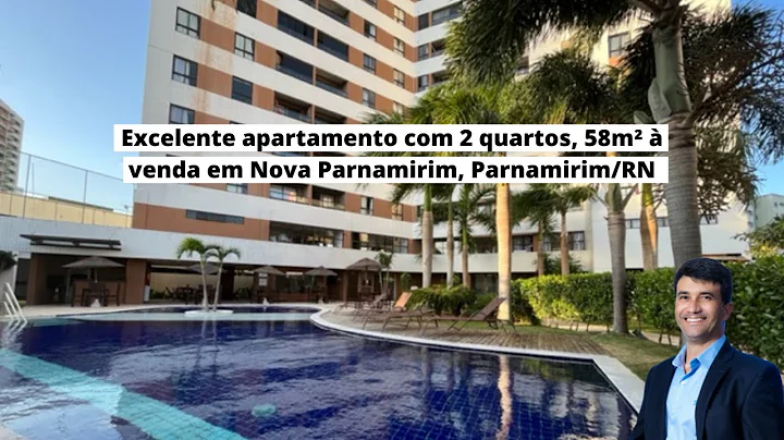 Lindo apartamento com 2 quartos, 58m  venda em Nova Parnamirim - RN, na Av. Abel Cabral